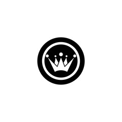Crown logo template vector illustration