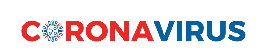 Corona Virus related design. Covid-19 awareness with text and virus icon. For subjects related with this dangerous Coronavirus disease.