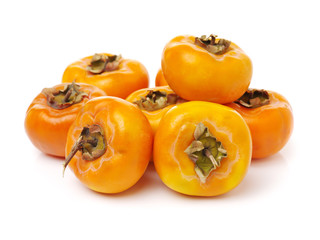 persimmon on a white background