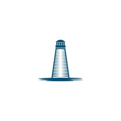 Light house logo template vector icon design