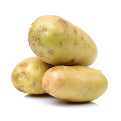 New potato isolated on white background