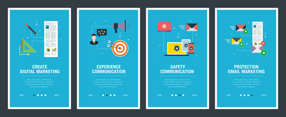 Digital marketing and safety communication.