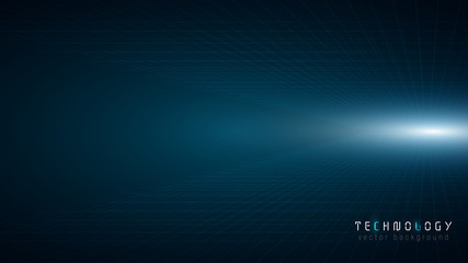 blue virtual reality abstract technology vector background,futuristic cyberspace visualization technology background