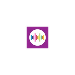 Multi media logo template vector icon illustration