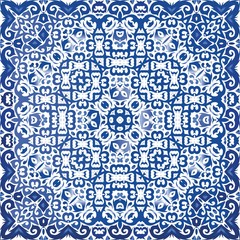 Decorative color ceramic azulejo tiles.