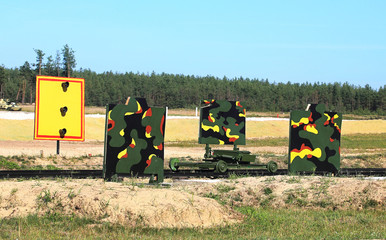 Targets at a military training ground