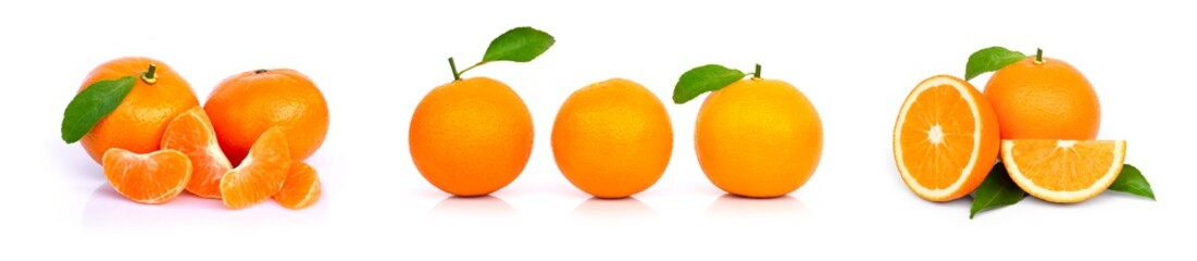 Orange isolated on white.
