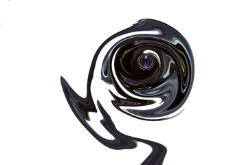 abstraction in the form of an image in 3D format, for use on showcases and Wallpaper, multi-layer plot of the picture structure