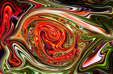 abstraction in the form of an image in 3D format, for use on showcases and Wallpaper, multi-layer plot of the picture structure