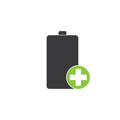 Battery icon design template vector illustration