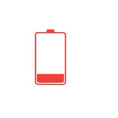 Battery icon design template vector illustration