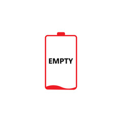 Battery icon design template vector illustration