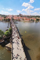 Obraz premium Czechia Prague city roof view