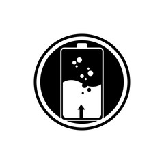Battery icon design template vector illustration