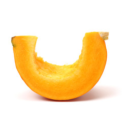  Orange pumpkin on white background