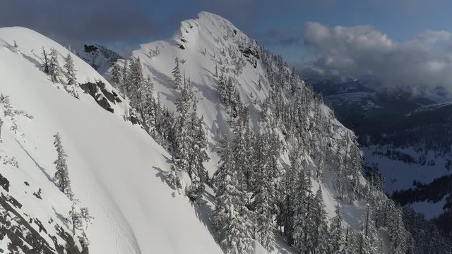 Flying around Snoqualmie Pass in the winter.  Filmed in 4K 30fps