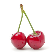 Cherry isolated on white background