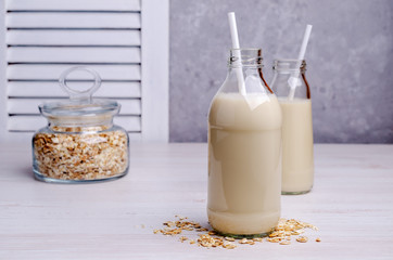 Alternative milk with the oats