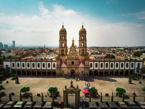 Zapopan center Basilica in Jalisco Mexico