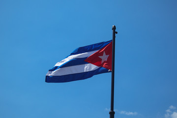 Developing flag of the Republic of Cuba