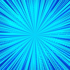 Abstract comic blue template