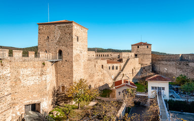 Fototapeta premium The Heptapyrgion (aka Yedi Kule, an Ottoman-era fortress), in Thessaloniki, Greece. Once a prison, now it is a museum.