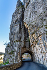 Lanscape of Vercors in France - view of Combe Laval, Col del la Machine