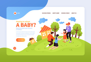 Obraz premium Isometric Custody Landing Page