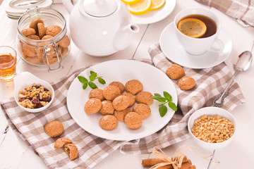 Amaretti cookies.