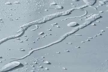drops of water on glass
