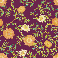 Fototapeta na wymiar patternflowers