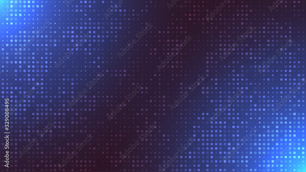 Poster abstract futuristic backround. blue corner glowing with random circle pattern overlay. great science