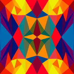 Obraz premium Abstract seamless colourful pattern geometric backgrounds vector design
