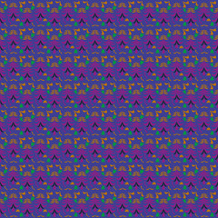 seamless pattern with flowers and leaves paisley style