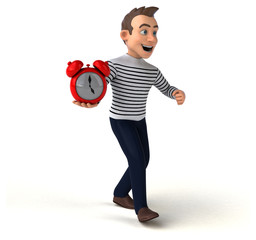 Fun 3D cartoon casual character