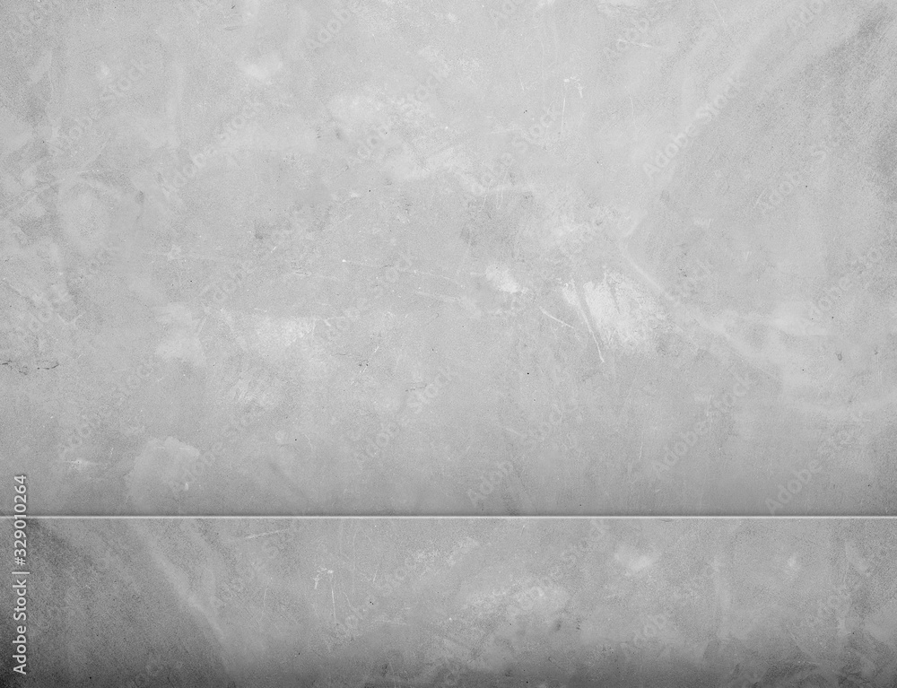 Aufkleber Grunge concrete table studio background textured for product display with copy space for display of content design.Banner for advertise product on website.front view