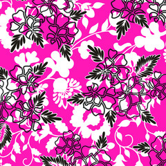 Vector illustration of a beautiful floral bouquet. Liberty style. fabric, covers, manufacturing, wallpapers, print, gift wrap.