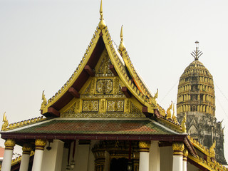 Naklejka premium Wat Phra Si Rattana Mahathat à Phitsanulok, Thaïlande.