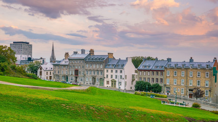 Obraz premium Panoramic view of Quebec City skyline, Canada