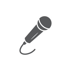 Microphone Icon on white background