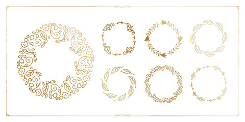 ボタニカルフレーム　ナチュラルテイスト　葉っぱや枝、自然、オーガニック、天然素材、リース、ネイチャー