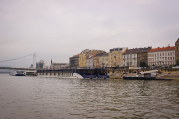 Budapest, Hungary - October 08, 2014: View of Budapest from the river