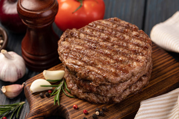Fresh meat cutlets