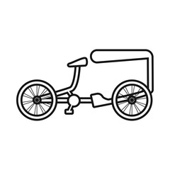Fototapeta na wymiar Vector illustration of bike and transport icon. Collection of bike and bicycle stock vector illustration.