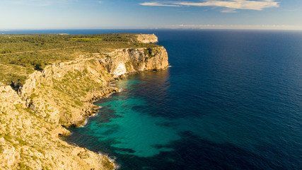 Fototapeta na wymiar the South coast of Majorca, Spain