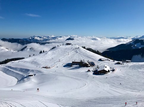 Sudelfeld - Ski Gebiet in den Alpen 