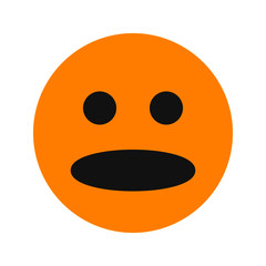 daydreaming expression icon with flat style. Suitable for website design, logo, app and ui.