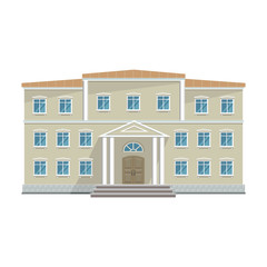 Fototapeta premium Building of government vector icon.Cartoon vector icon isolated on white background building of government .