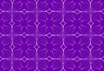 Seamless pattern design with floral background elements, beautiful ornaments