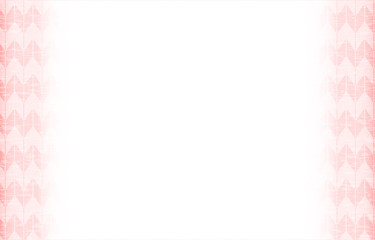 桃色の和柄フレーム：矢絣